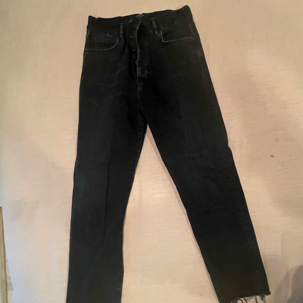 Women’s 5-button fly Black Jeans